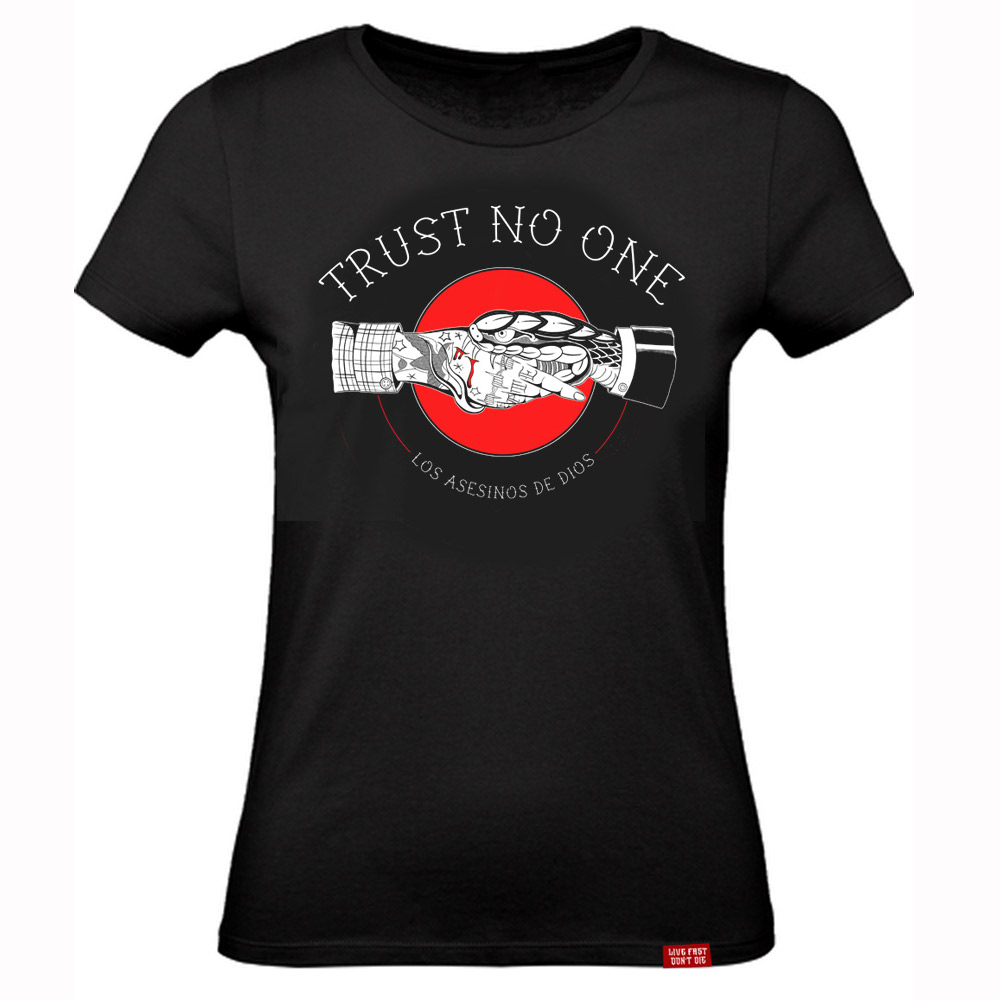 Los Asesinos De Dios - Trust No One, Round-Neck Girls Tee, schwarz