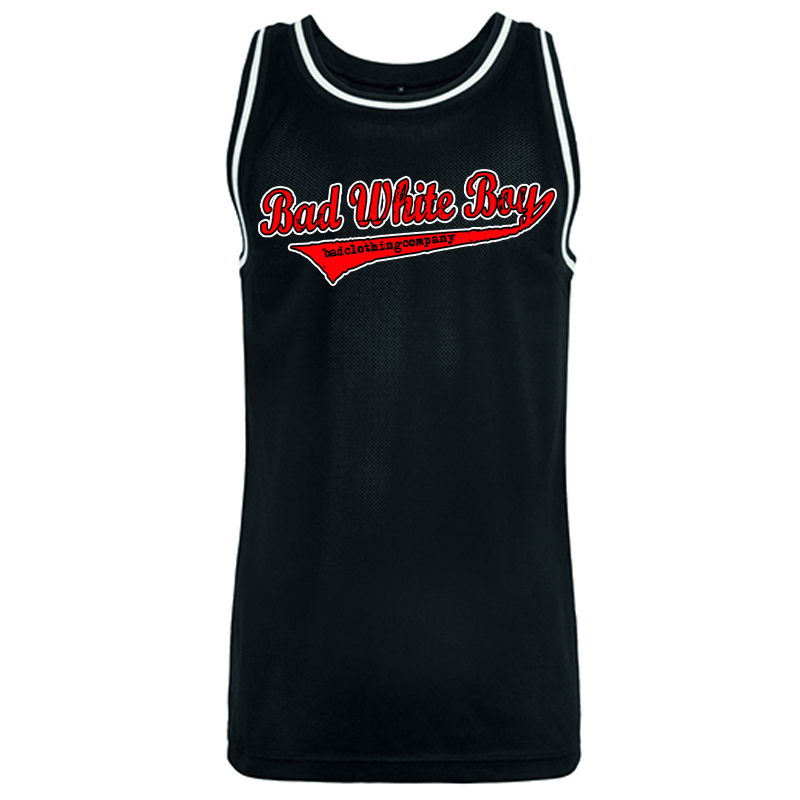 Bad White Boy - Baseball, Mesh Tanktop