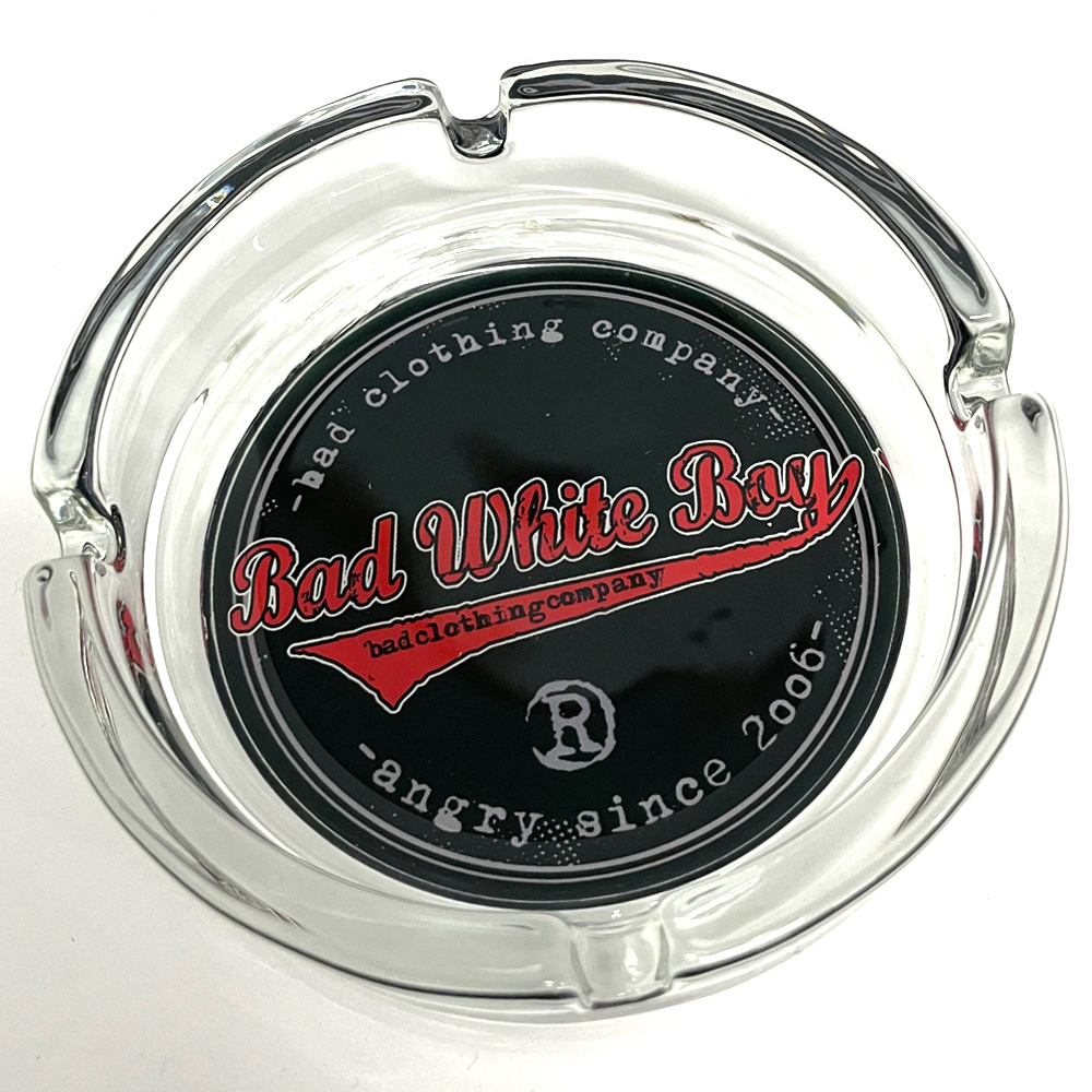 Bad White Boy - Baseball Logo, Aschenbecher