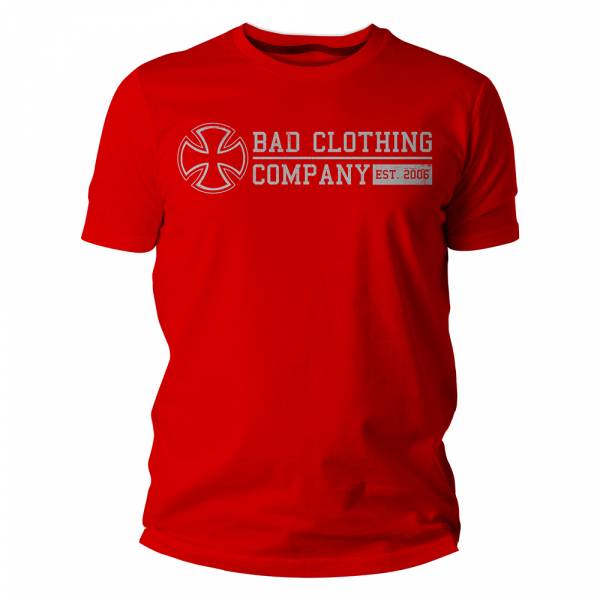 Bad Clothing Company - Since 2006, T-Shirt rot / red