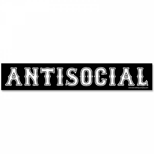 Antisocial lang, Sticker