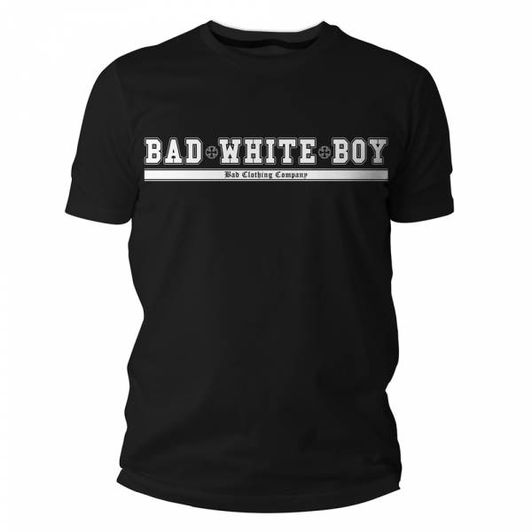 Bad White Boy - Crossed, T-Shirt schwarz / black