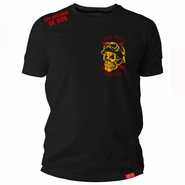 Los Asesinos De Dios - Skull, T-Shirt schwarz