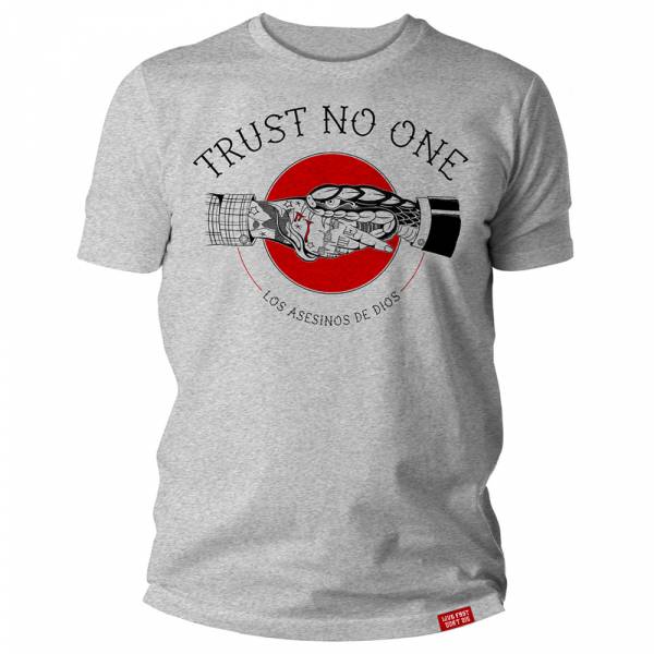 Los Asesinos De Dios - Trust No One, T-Shirt grau